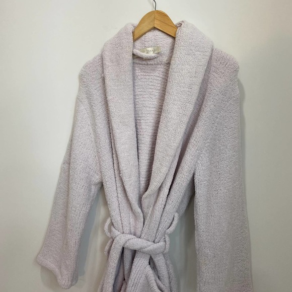 Barefoot Dreams Purple CozyChic Robe Size 1 - Picture 6 of 14